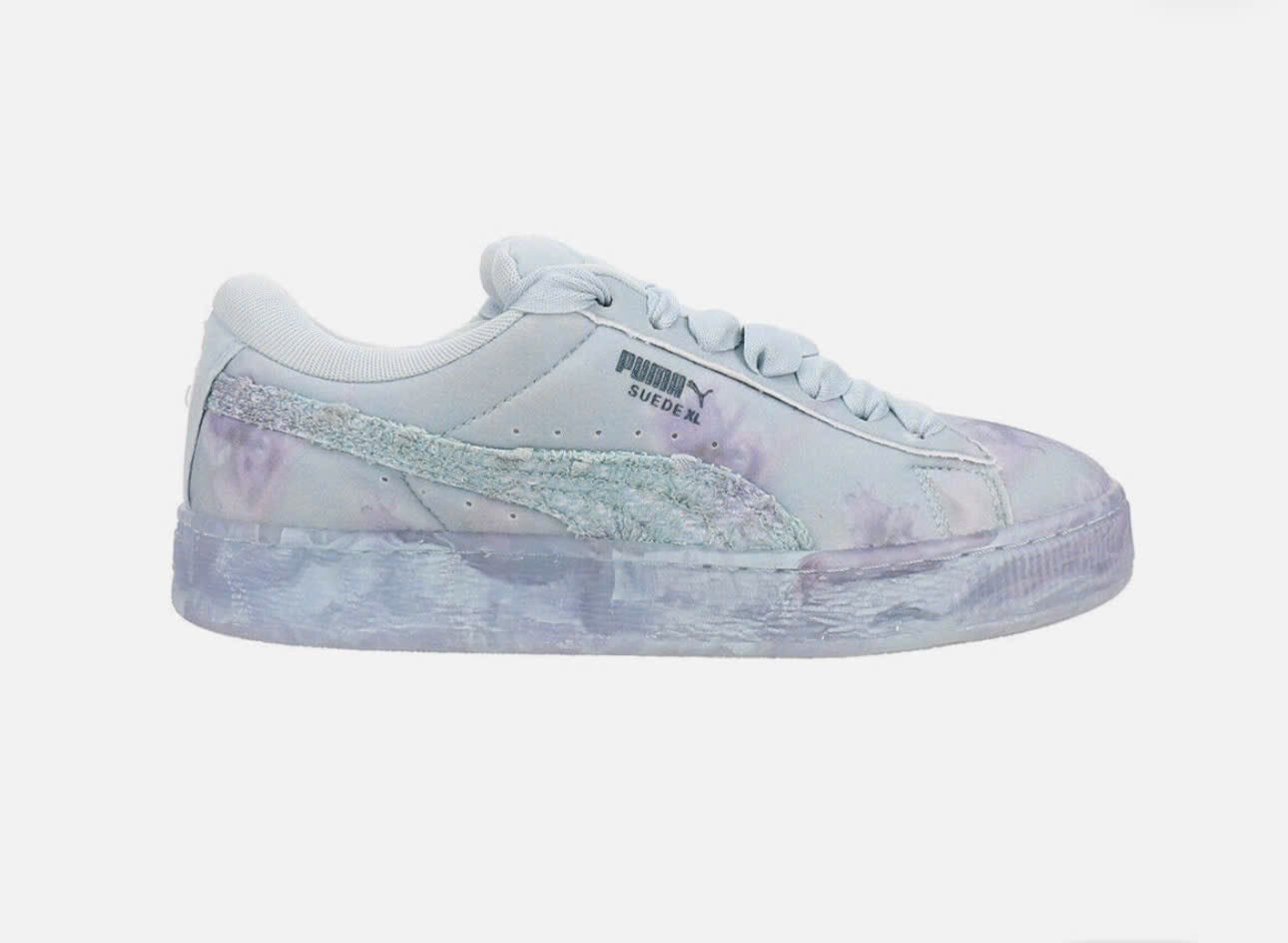 Puma Cs X Suede XI Tie Dye Lace Up Womens Blue, Grey Sneakers Casual
Shoes 3995