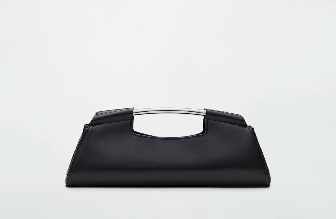 Túi LEATHER BAG WITH METAL HANDLE